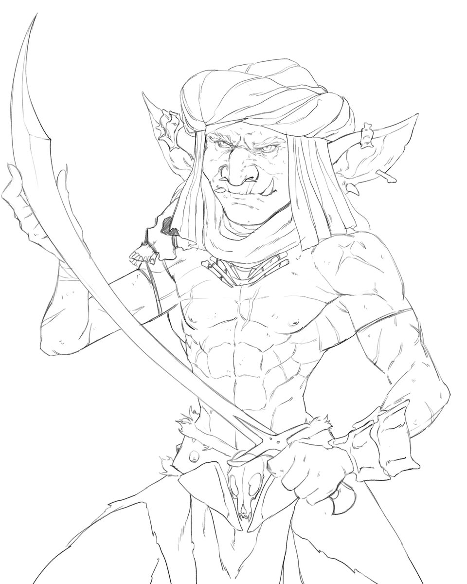 My DnD party is so hot, almost everyone got commissions this december 😊