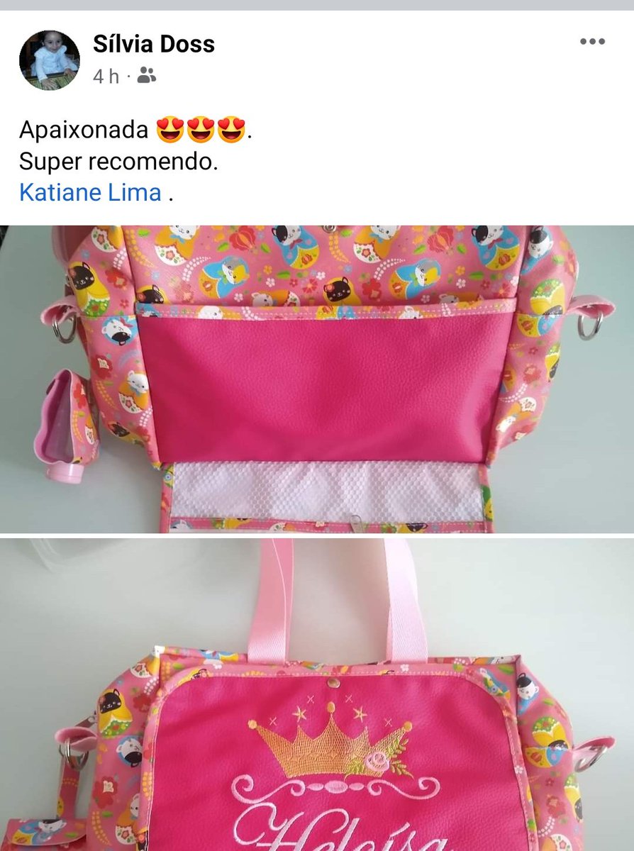 GerrardiKatiane's tweet photo. Linda bolsa transversal personalizada uma bolsa prática para mamãe levar as coisas do bebê
Você que queira peças personalizadas só me chamar no privado   #portoalegre #RSR #maes #saopaulo https://t.co/htsn6j8Qld