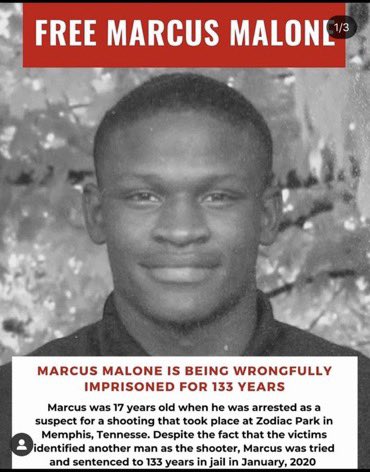 esssdabest's tweet photo. please retweet &amp; share!! my childhood brother, marcus malone, was sentenced to 133 years at the age 17. he was interrogated for 3 hours w/o any parental knowledge. this happened in 2019, it is now 2022 and this case has yet to get the justice it deserves nor the awareness!! + https://t.co/XdmdGahlnI