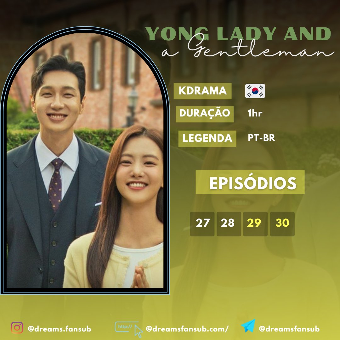 DreamsFansub's tweet photo. #NovosEpisodios - Disponível no Telegram : https://t.co/OBaQ9m9yUX
#yongladyandgentleman #dreamsfansub https://t.co/MjyMfUytxe