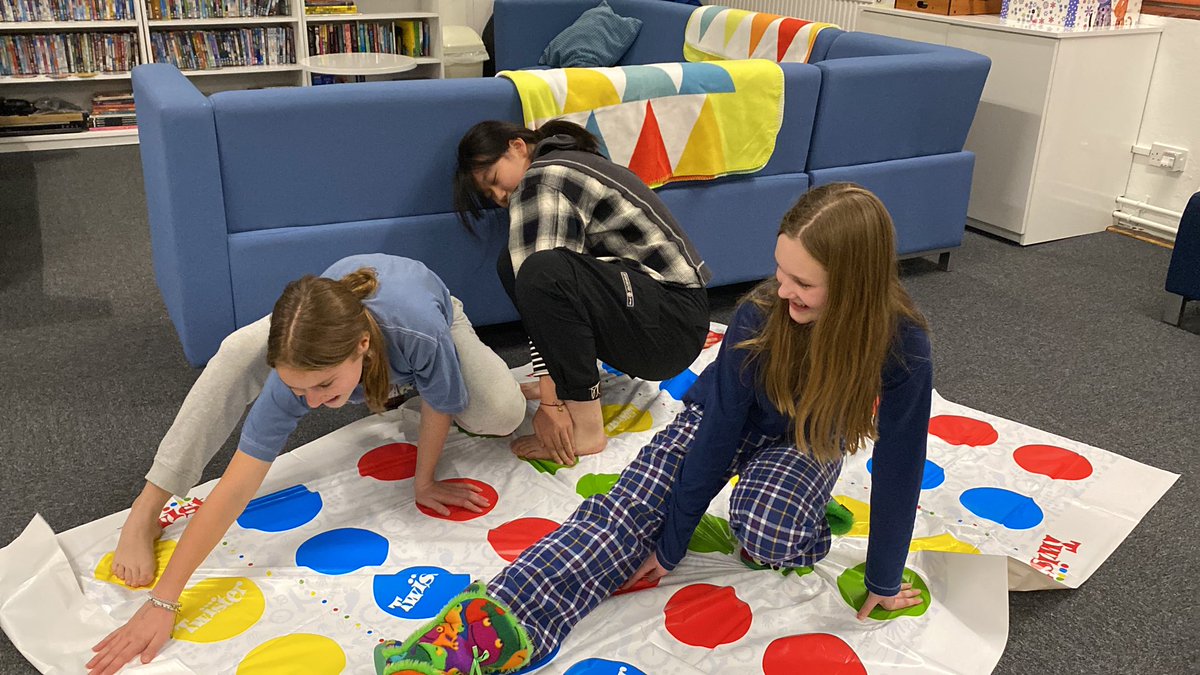 Nothing like a bit of Twister on the first night of term!
#iloveboarding #giggling #greatslippers