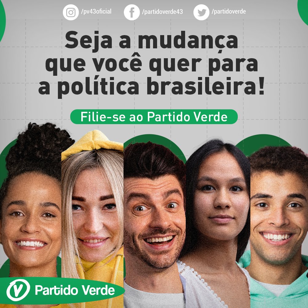 partidoverde's tweet photo. #pvnecessário #partidoverdebrasil #partidoverde #partidoverde43 #filie-se https://t.co/hUmgmsbPdD
