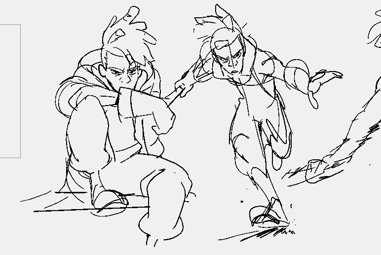 my girl and some doodles of stuff I've watched lately 