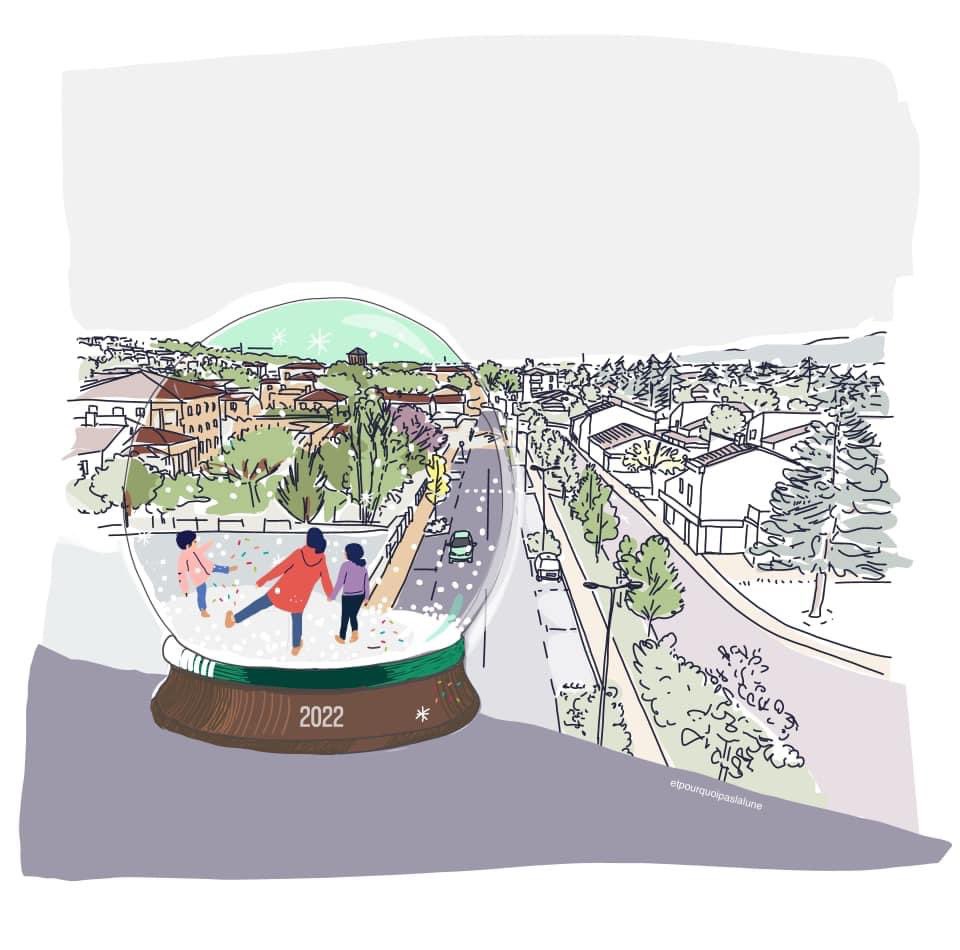 Je vous souhaite à tous de construire de beaux souvenirs à partager et à garder pour cette nouvelle année 2022. #voeux2022 #drome #saintmarcellesvalence