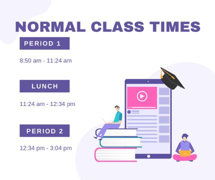 DavidSuzukiSS's tweet photo. Hey Grizzlies, we’re back to class with ONLINE LEARNING starting tomorrow, January 5th. Make sure you’ve checked for communication from your teachers about how to access your classes via MS Teams or Google Meet. Check ⬇️ for some important info. Hope to see your faces soon! https://t.co/pQPG446uXd