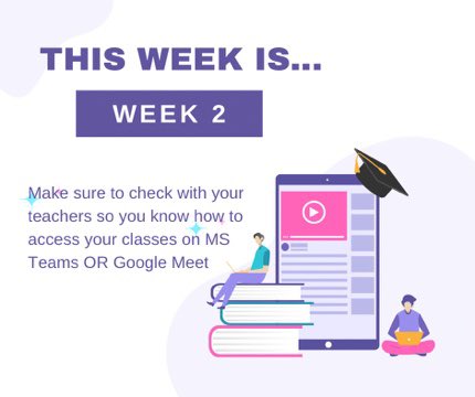 Hey Grizzlies, we’re back to class with ONLINE LEARNING starting tomorrow, January 5th. Make sure you’ve checked for communication from your teachers about how to access your classes via MS Teams or Google Meet. Check ⬇️ for some important info. Hope to see your faces soon!