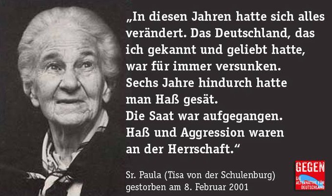 Gegen_die_AfD's tweet photo. Man muss es eigentlich so deutlich sagen wie es ist.Die #CDU #Sachsen, wirft die Demokratie den Anti-Demokraten zum Fraß vor, ohne wirklich mal irgendeine Gegenwehr zu zeigen.Nein, man lässt die Hetzer marschieren,wie einst die SA eben auch.Papen lässt grüßen! #WoellerRuecktritt https://t.co/TR6EZQiUW4