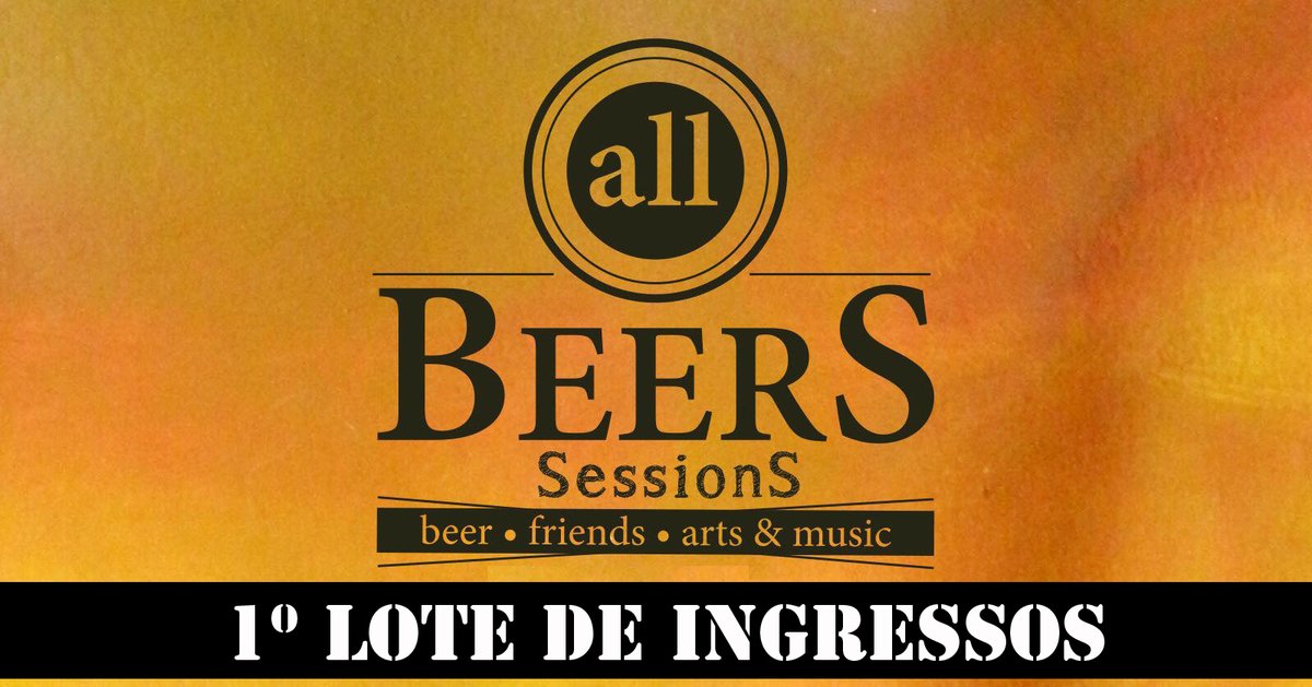 All Beers Sessions 2022: Abertura do 1º lote de ingressos.
allbeers.com.br/2022/01/all-be…