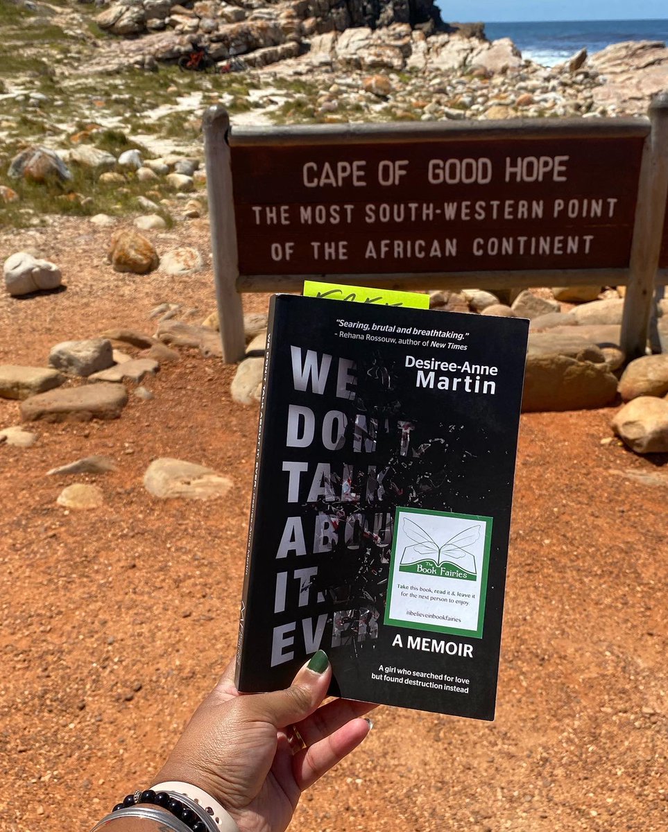 bookfairies_ct's tweet photo. One of the first bookdrops for 2022, this brutally honest mesmerizing memoir by Cape Town Author(signed copy) was placed at the information centre  of the Cape Point Lighthouse tourist attraction.

#ibelieveinbookfairies #wedonttalkaboutitever https://t.co/2RtMsfmJYp