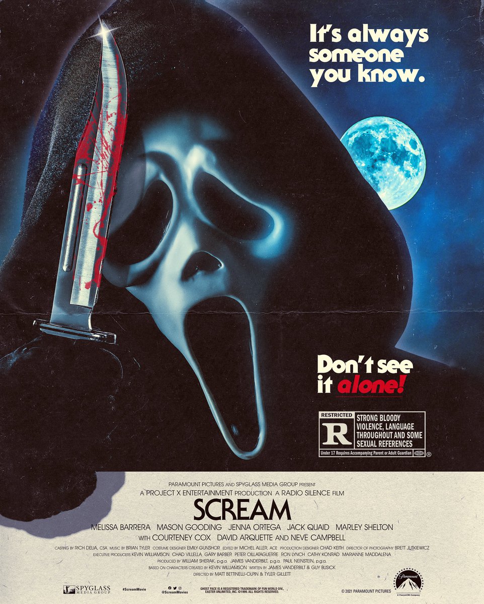 ScreamMovies's tweet photo. Don’t see #ScreamMovie alone. You have been warned. Get tickets now for you and your friends at https://t.co/8wq978FUoj https://t.co/ybovbtNKZA