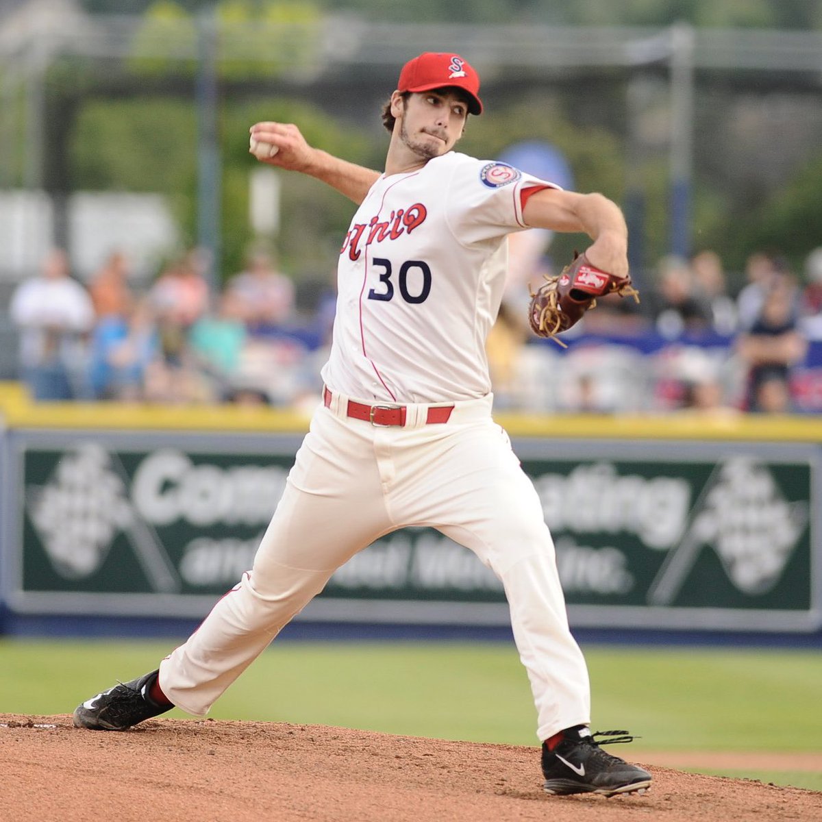 spokaneindians's tweet photo. A hearty congrats to former Spokane Indians pitcher Michael Matuella on his recent engagement! 💍🎉 https://t.co/utMRBihZc9