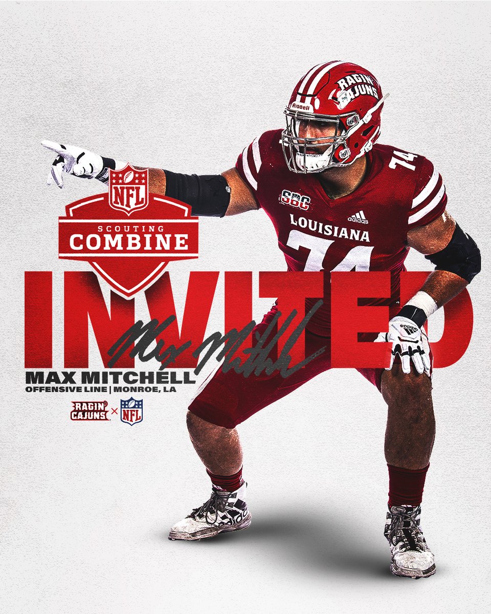 RaginCajunsFB's tweet photo. 💪 Ready to show out.

Max Mitchell and Percy Butler will represent the #cULture at the @NFL Combine! https://t.co/1JSCZDz6wV