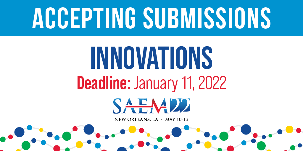 Only one week left to submit your Innovations topic! 
Innovations is a forum for the presentation of novel ideas and approaches that enhance  undergraduate and graduate medical education at all levels. Submit today before it's too late!

More info: ow.ly/EOZW50H9Ux9