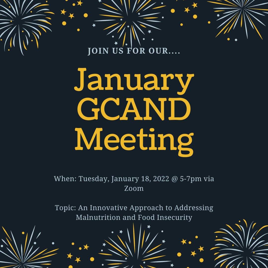 gcandpr's tweet photo. Our next GCAND meeting is 2 weeks away! Click the link below to register in time to catch this hot topic - Malnutrition and Food Insecurity. See you all there!

https://t.co/lqjlBCBqbW https://t.co/TF3wDTm0rS