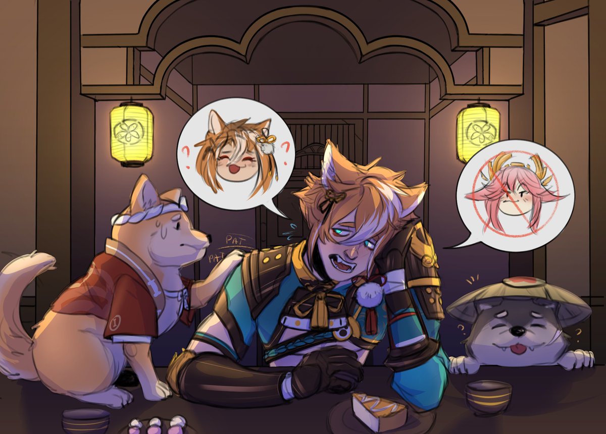 slpybandito's tweet photo. #gorou
Good boys conversation 🐾 https://t.co/iLynjA9W6A