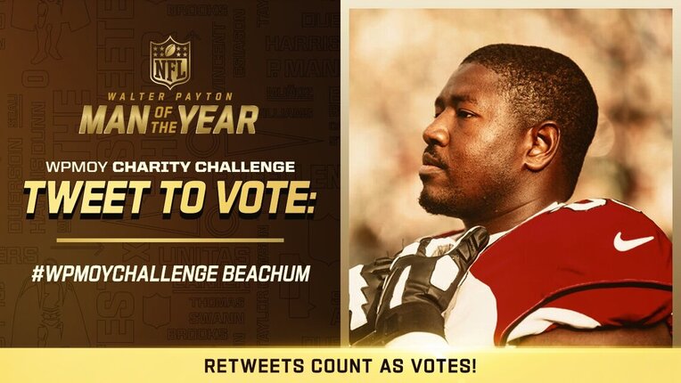 I cannot think of a better man, let alone man of the year, than <a href="/KelvinBeachumJr/">Kelvin Beachum Jr</a> -- pls help him get the votes (and $10k for his charity) by retweeting.  

#WPMOYChallenge <a href="/KelvinBeachumJr/">Kelvin Beachum Jr</a>