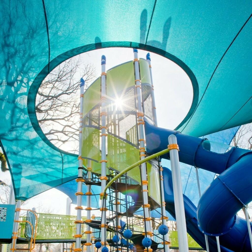 PlayLSI's tweet photo. "Keep your face always toward the sunshine - and shadows will fall behind you." - Walt Whitman
.
.
.
#shapedbyplay #playlsi #skyways #netplex #playgrounddesign #commercialshade https://t.co/dpiQGdrnx8 https://t.co/RIhHmJCixq