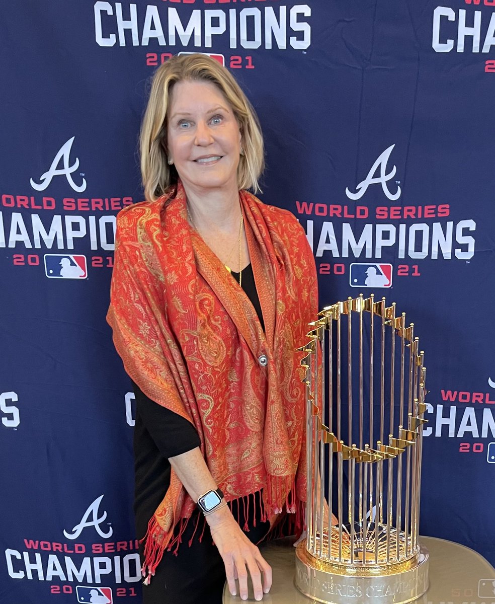 A great House Republican caucus meeting today at Truist Park in Cobb County! We were even able to see the @Braves World Series Trophy!