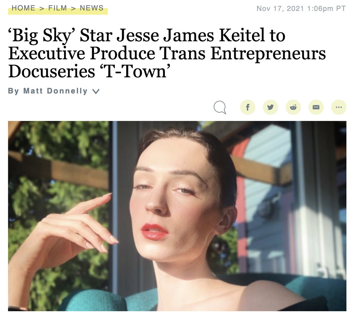Welcome to T-Town! Our upcoming docuseries with Jesse James Keitel of 'Big Sky' explores the historically underrepresented lives of dynamic trans entrepreneurs who are launching their own businesses, building up communities, and empowering a new generation to live their truth.