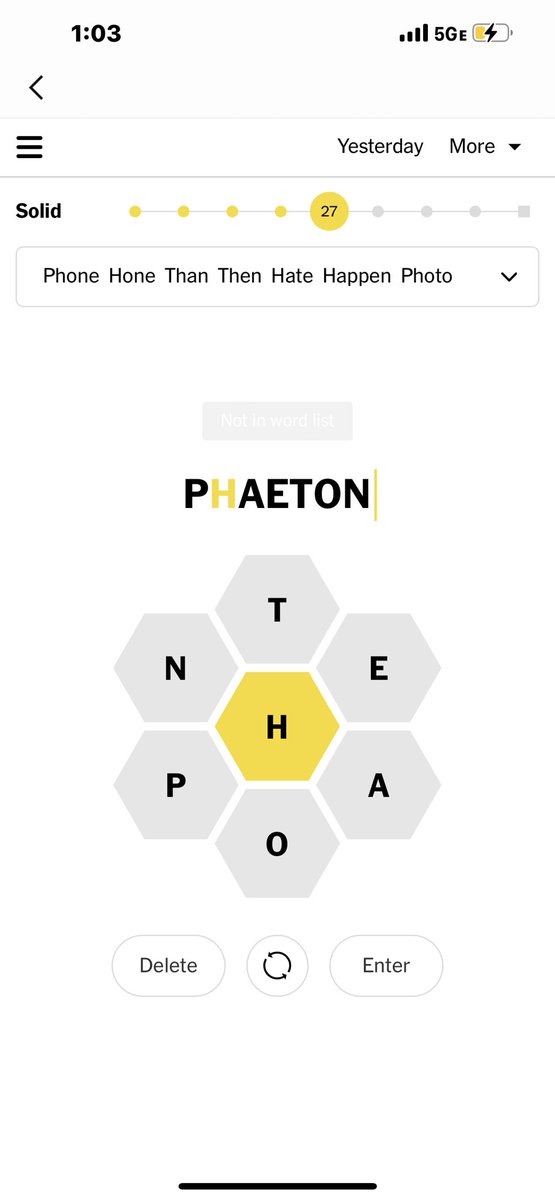 Today we’re mad about a bingo word! <a href="/beesolved/">Spelling Bee Solver (@sbsolver.com on Bluesky)</a> <a href="/Notaspellingbe1/">Not a Spelling Bee Word</a>