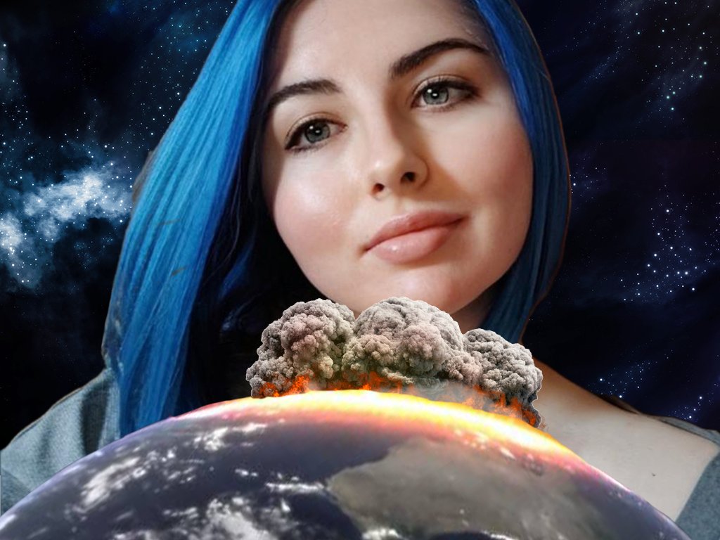 GiantessValis's tweet photo. "Ohhhhh, you were praying for me to SPARE your planet... It's more fun to send you all into extinction. Not sorry". #giantess #goddess #femdom #godqueen #gts #giant #giantwoman #findom #giga #gigagiantess https://t.co/SxdKJl2HWy