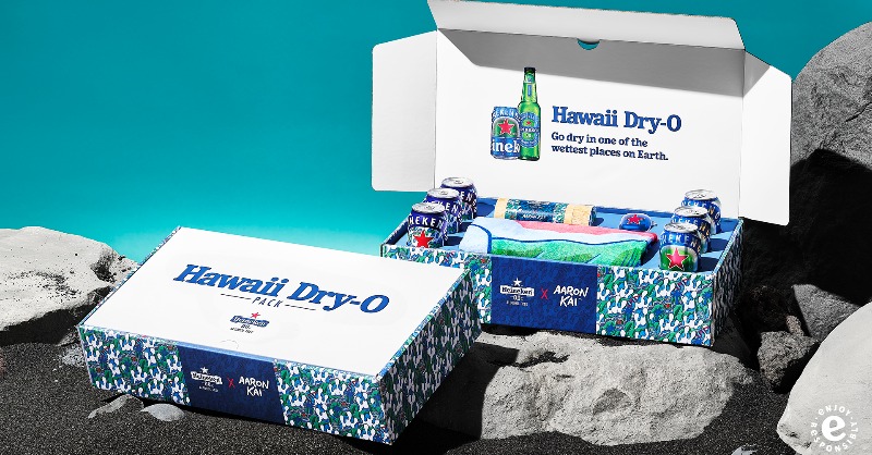 Heineken_US's tweet image. Dropping Friday! The Hawaii Dry-O pack designed exclusively by Hilo native Aaron Kai. 

❤️  this tweet to get your hands on this collection dropping Friday at 2pm EST. A few packs even include a trip for two to Hawaii. #HawaiiDryO NoPurNec21+ VoidWhereProhib