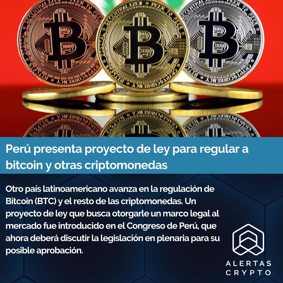 AlertasCrypto's tweet photo. Perú presenta proyecto de ley para regular a bitcoin y otras criptomonedas
Otro país latinoamericano avanza en la regulación de Bitcoin (BTC) y el resto de las criptomonedas.

https://t.co/hBoHmQOvw7

#noticias #criptomonedas #criptonoticias #bitcoins #altcoins #alertascrypto https://t.co/A4FPRgY1Mz