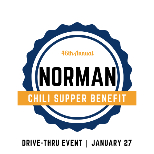 SAVE THE DATE: The 46th Annual Norman Chili Supper Benefit is Jan. 27 from 5:30-8PM. The event is drive-thru only again this year at 111 N. Berry. All meals will be 32 ounce, to go portions delivered to you in your vehicle for a minimum $5 donation. MORE: bit.ly/3FQcMtH