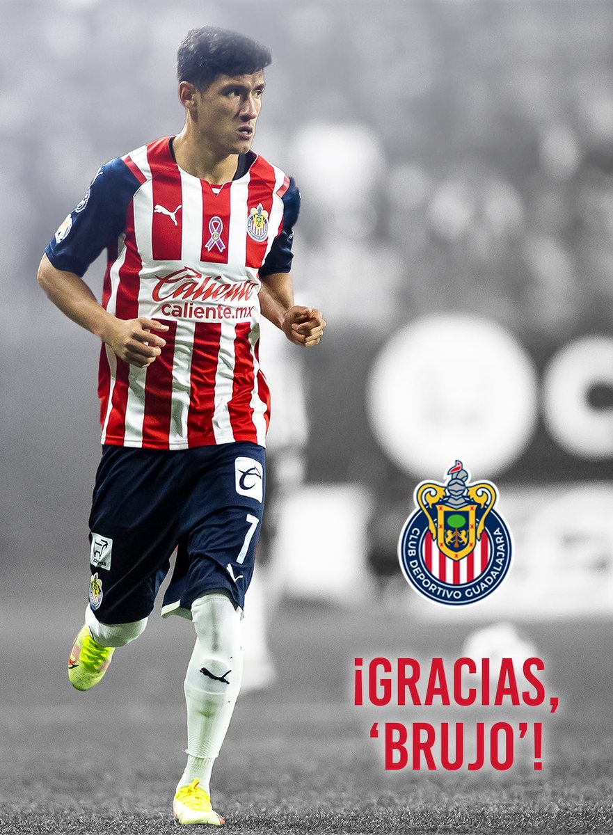 Chivas's tweet photo. Ya lo hizo oficial Cruz Azul, es momento de agradecer y desear éxito.

@AntunaUriel te deseamos lo mejor en tu próximo reto.

@AlexMayorga97 mucho éxito en este tiempo a préstamo con los cementeros. https://t.co/bCaBdPD6tw