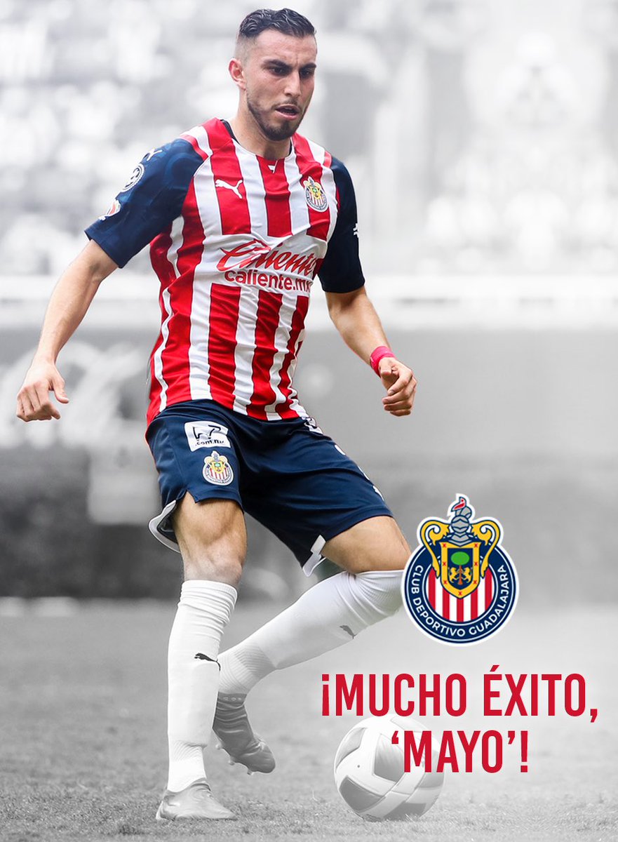 Chivas's tweet photo. Ya lo hizo oficial Cruz Azul, es momento de agradecer y desear éxito.

@AntunaUriel te deseamos lo mejor en tu próximo reto.

@AlexMayorga97 mucho éxito en este tiempo a préstamo con los cementeros. https://t.co/bCaBdPD6tw