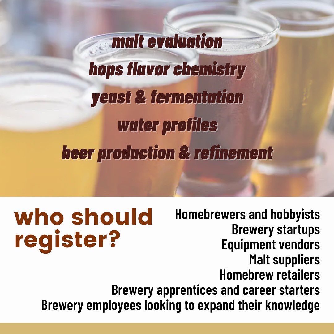 cornellcraftbev's tweet photo. The eCornell Craft Brewing Certificate Program is now available! Visit https://t.co/jhiqWJi1Wy into your browser to register🍻 https://t.co/JLHLF3dVm3