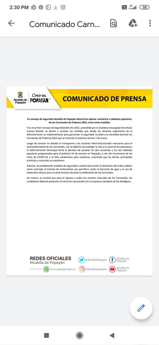Caucano de Corazón tweet media