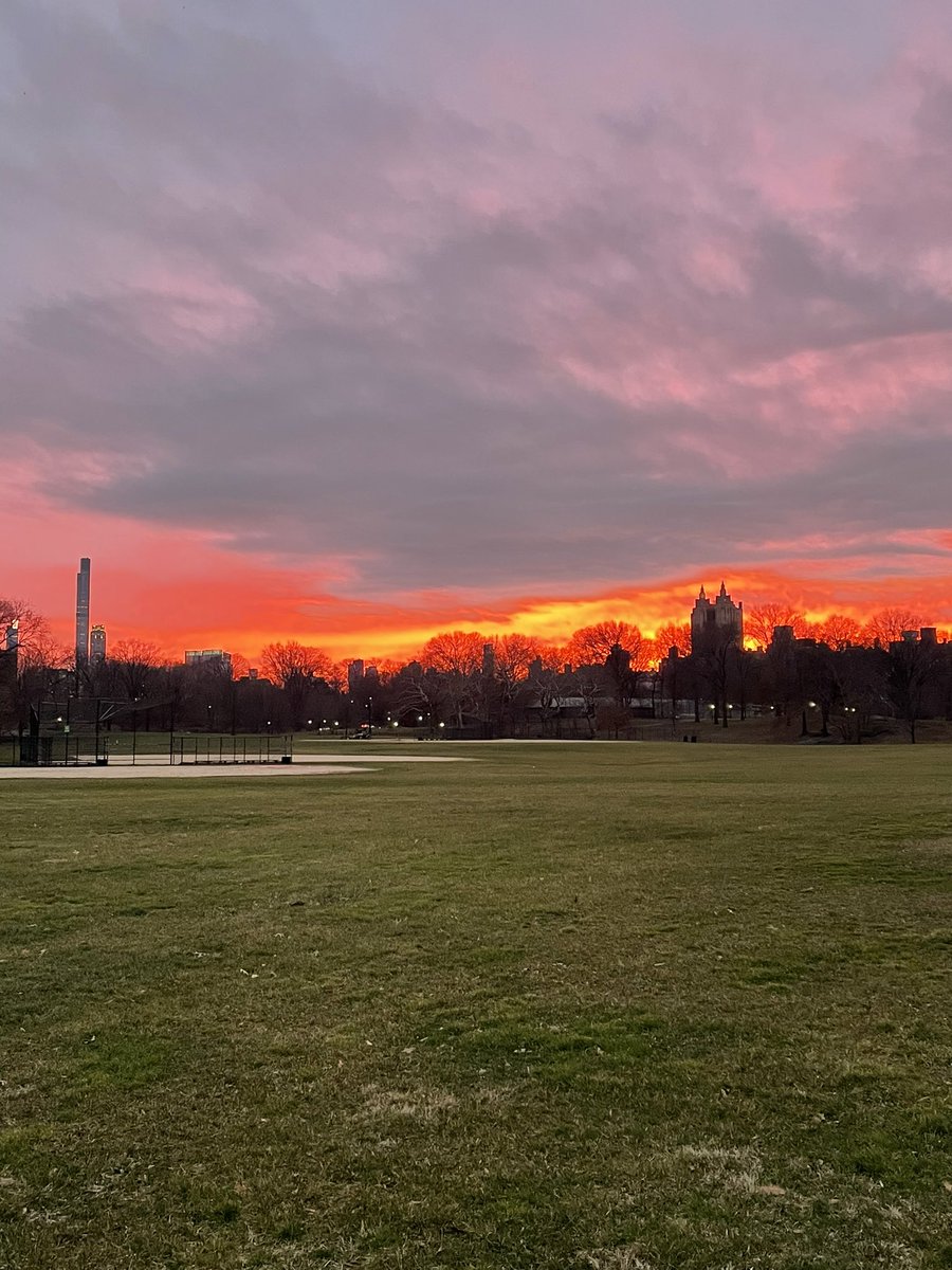 vs1942's tweet photo. These @CentralParkNYC sunsets… #nyc https://t.co/KcD8KgifZX