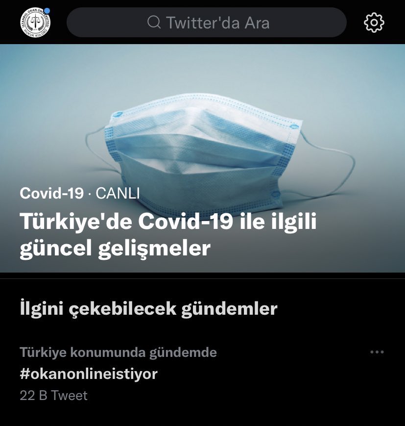 Twitter ahalisi sesimizi duydu :) Sıra sizde <a href="/okanedu/">İstanbul Okan Üniversitesi</a> <a href="/bekir_okan/">Bekir Okan</a> <a href="/Mustafakocak52/">Mustafa Kocak</a> #OkanOnlineİstiyor