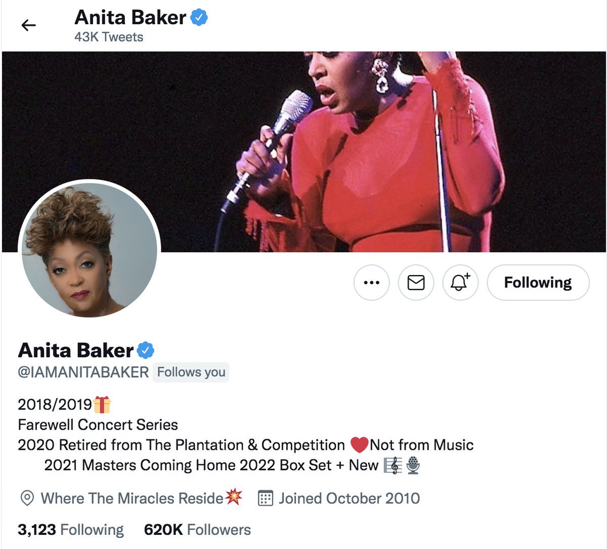 Saw Anita Baker trending and just wanted to share one of the reasons I stay...