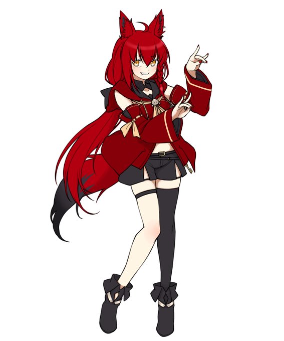 試しに既載絵をいじってみたけど赤上さんシンプルにかっこいいかもしれない
#絵フブキ https://t.co/0HWhQ4bwfw 