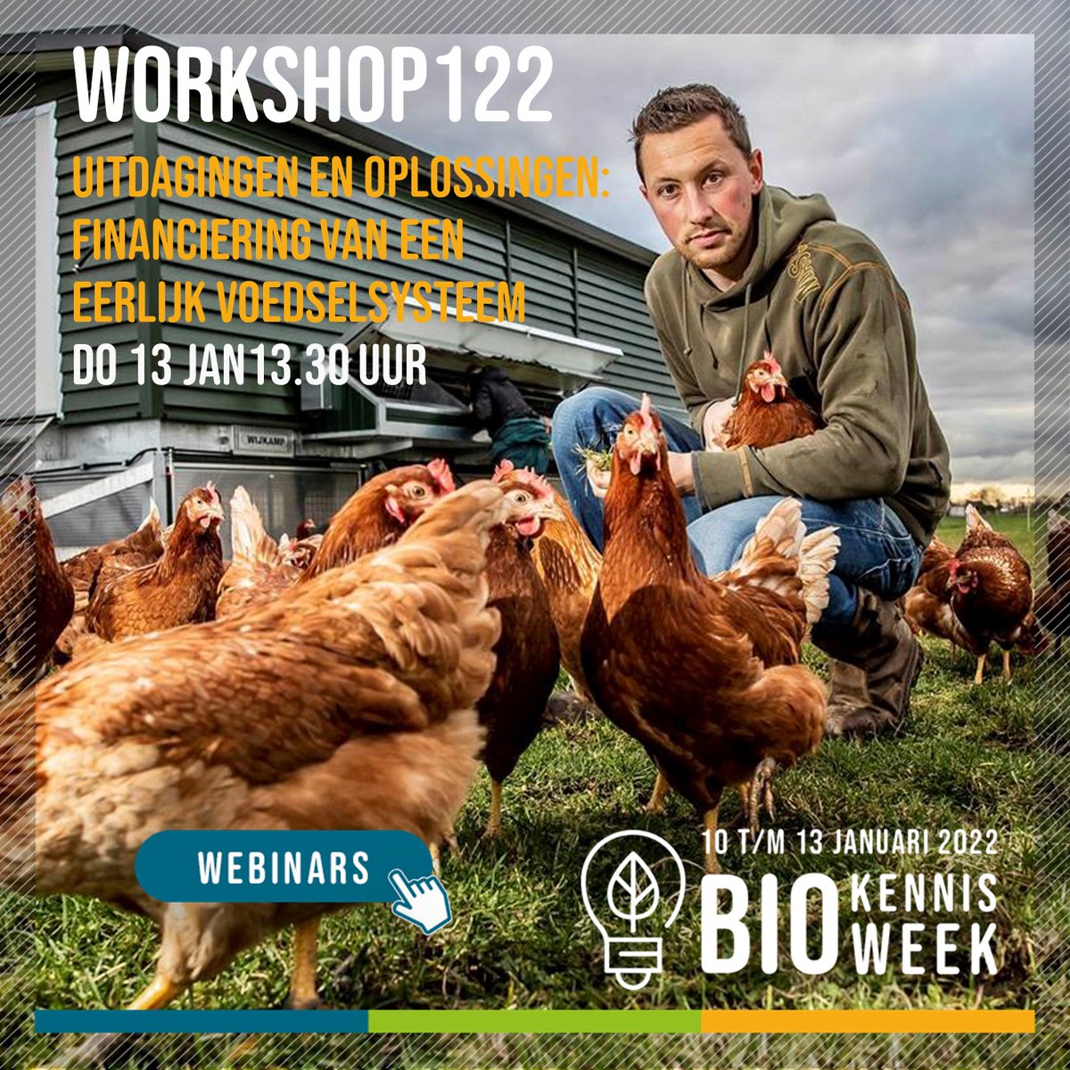WEBINARTIP #Triodos geeft een webinar over de dilemma’s van het financieren van een eerlijk voedselsysteem. Marjolein Keuning gaat in gesprek met Paul Kortekaas (Triodos Bank) en Roel van Buuren (Boerderij Landlust). Wat zijn de uitdagingen en wat de oplossingen?