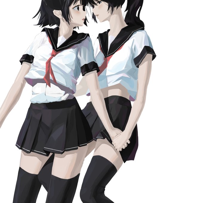 ユリユリユリユリ #jk #レズ #ユリ #百合 #少女 #女子高生 #女同士 #セーラー服  