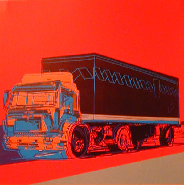 artistwarhol's tweet photo. Truck Announcement, 1985 #popart #warhol https://t.co/ZFfvWx9cj5
