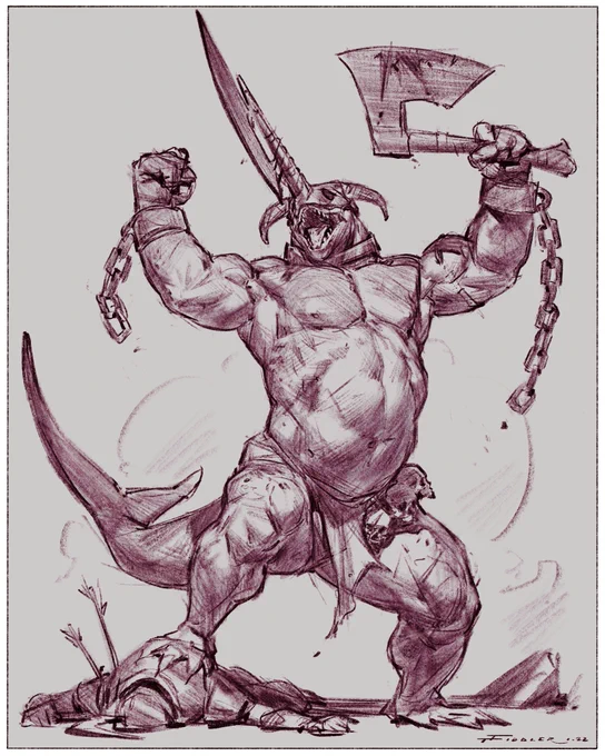 Alt + initial sketch 👍 

Also thank you @growlshift for the title pun 😂🙏 