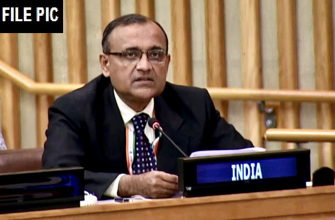 ANI's tweet photo. Ambassador TS Tirumurti, Permanent Representative of India to the United Nations has been named as the new Chair of the UN Counter-Terrorism Committee for 2022 https://t.co/wcreCPjMsS