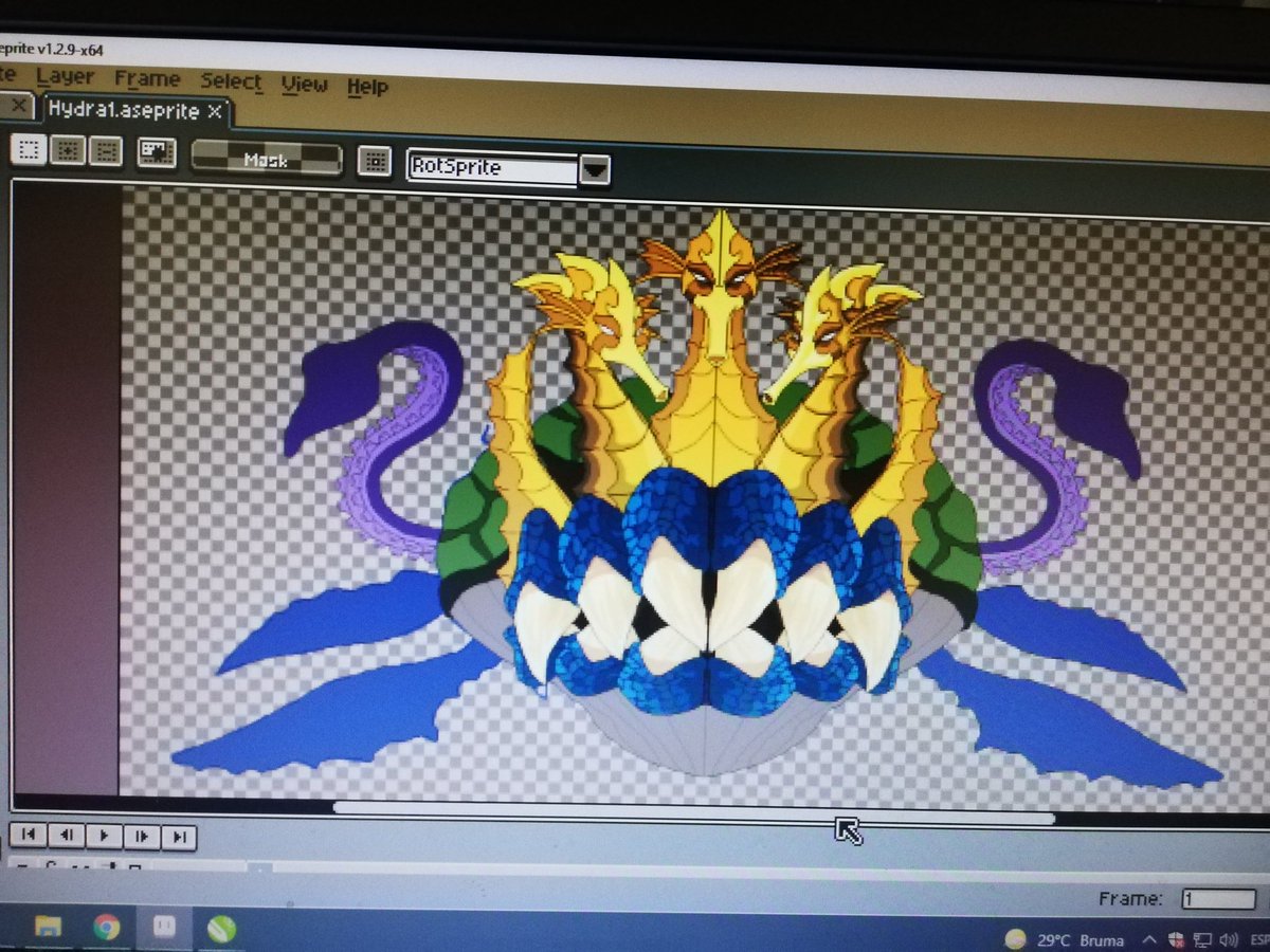 AnteriosGame's tweet photo. Working on the Hydra boss. The largest boss In the game (around 1500 x 1000). It will be hard to implement, but cool to fight!
#pixelart #gamedev #indiegame #IndieGameDev #indiegaming #conceptart #gaming https://t.co/qUcRwsoaYu