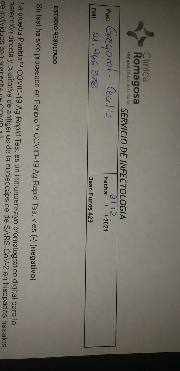 cecygre's tweet photo. @InnovacionAR necesito obtener el pase sanitario ya que por un error en el hisopado me dio positivo y era negativo.  Fue el día 29/12 y necesito el pase por mi trabajo y porque viajo el día JUEVES. Gracias https://t.co/MuW66OKmE1