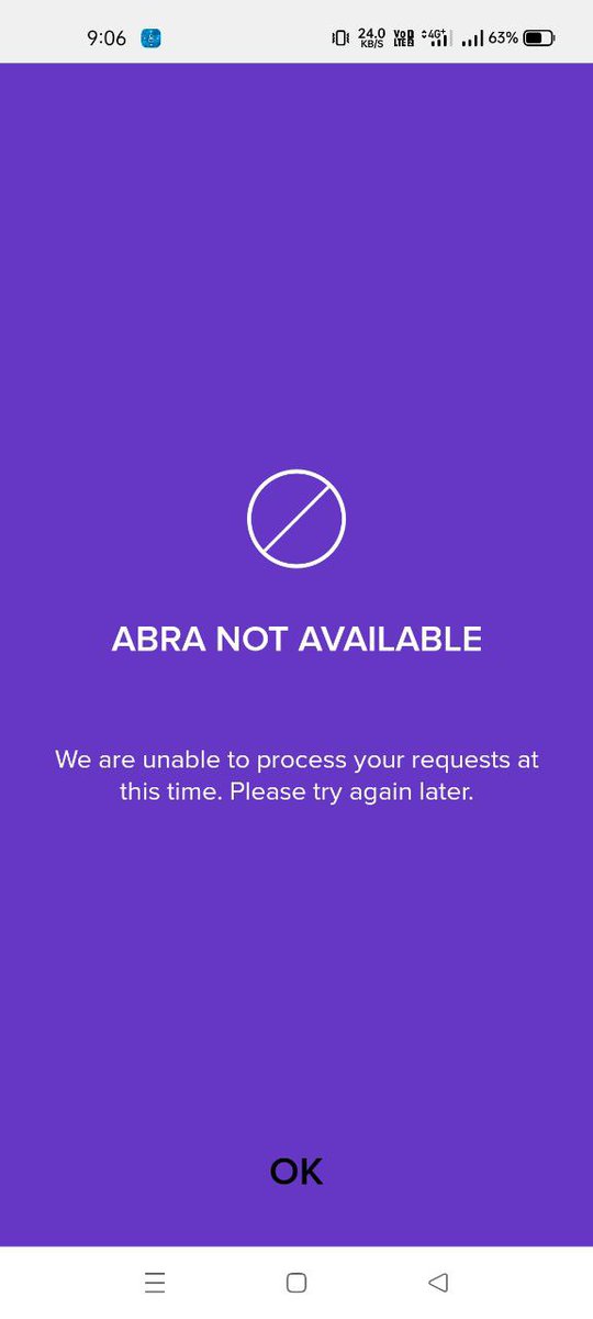 Abra (@abraglobal) on Twitter photo If you've opened the Abra app and see this image, please reach out to support here: support.abra.com/hc/en-us or DM: <a href="/Abra_Support/">Abra Support</a>. If you've already reached out, our team is actively working on your ticket and will reach out to you in 24-32 hours. If you've opened the Abra app and see this image, please reach out to support here: support.abra.com/hc/en-us or DM: <a href="/Abra_Support/">Abra Support</a>. If you've already reached out, our team is actively working on your ticket and will reach out to you in 24-32 hours.