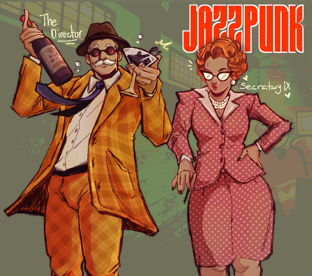 chesboards's tweet photo. #jazzpunk TEHE- 👁👁💧 anyways jazzpunk brain rot in 2022 https://t.co/zcQHFUoDMJ