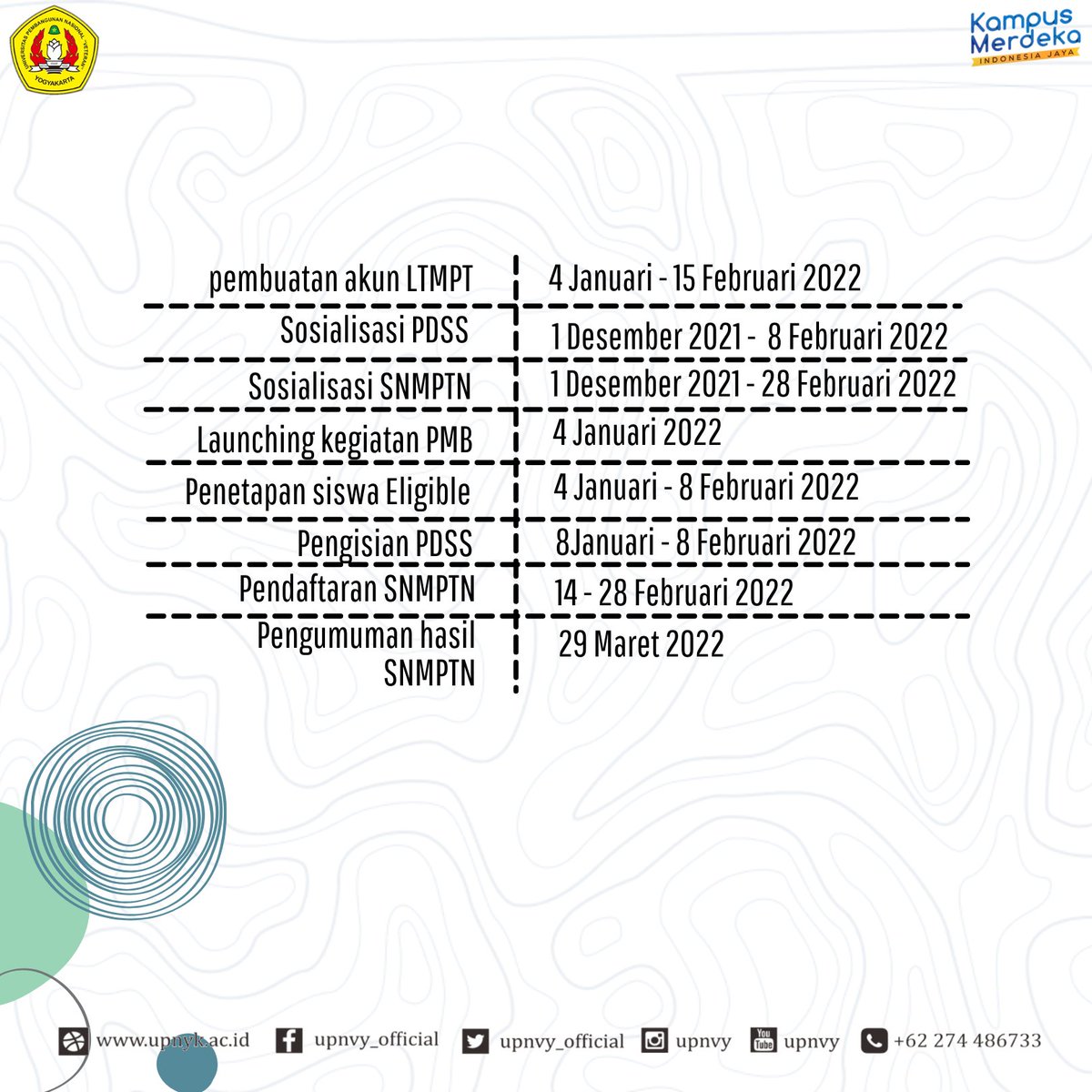 Jalur #snmptn sudah mulai, yuk daftar sekarang juga
