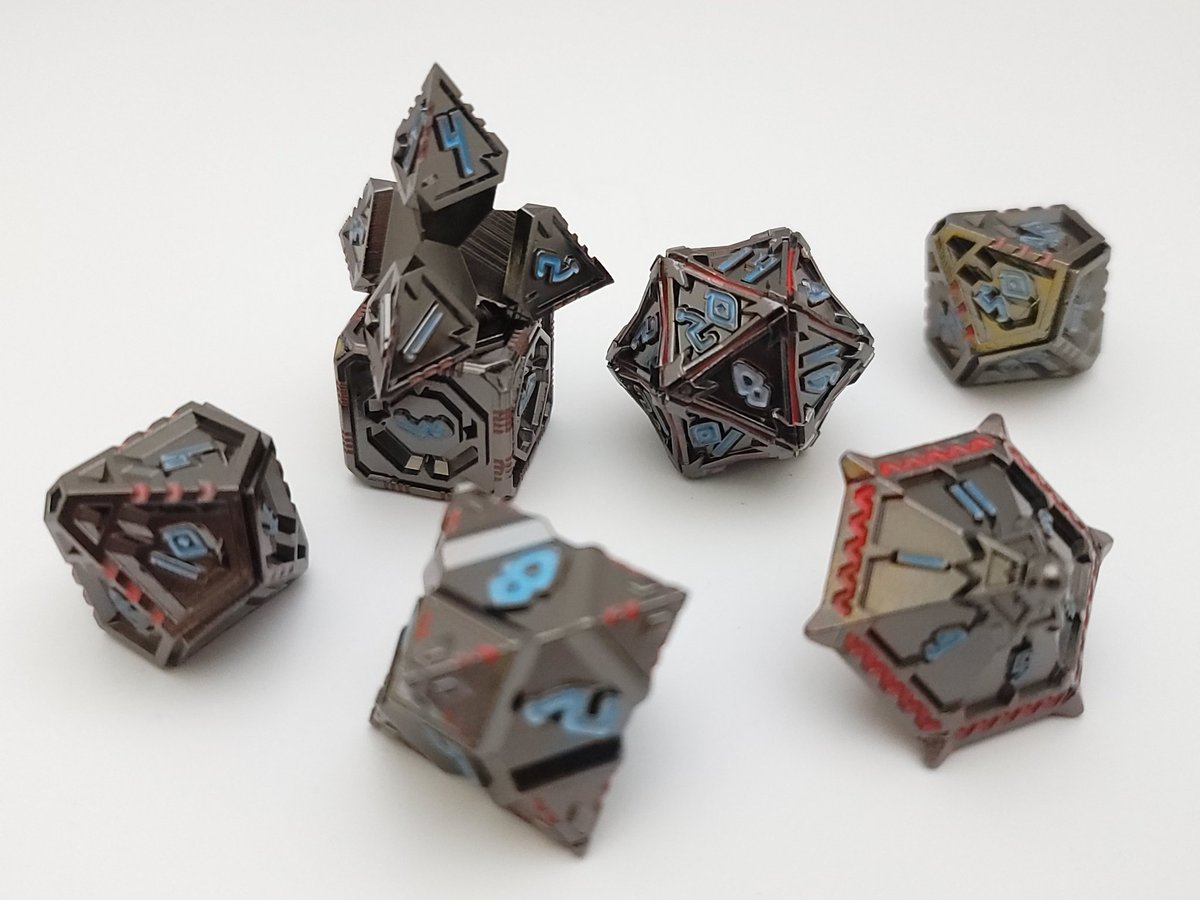 TrinityRose (@terrwynliana) on Twitter photo Received my #Stargate dice from <a href="/WyvrenGaming/">Wyvern Gaming</a>! Been excited for these since I saw them on display at their Gen Con booth and they don't disappoint!
#dice #ttrpg #geekingout Received my #Stargate dice from <a href="/WyvrenGaming/">Wyvern Gaming</a>! Been excited for these since I saw them on display at their Gen Con booth and they don't disappoint!
#dice #ttrpg #geekingout