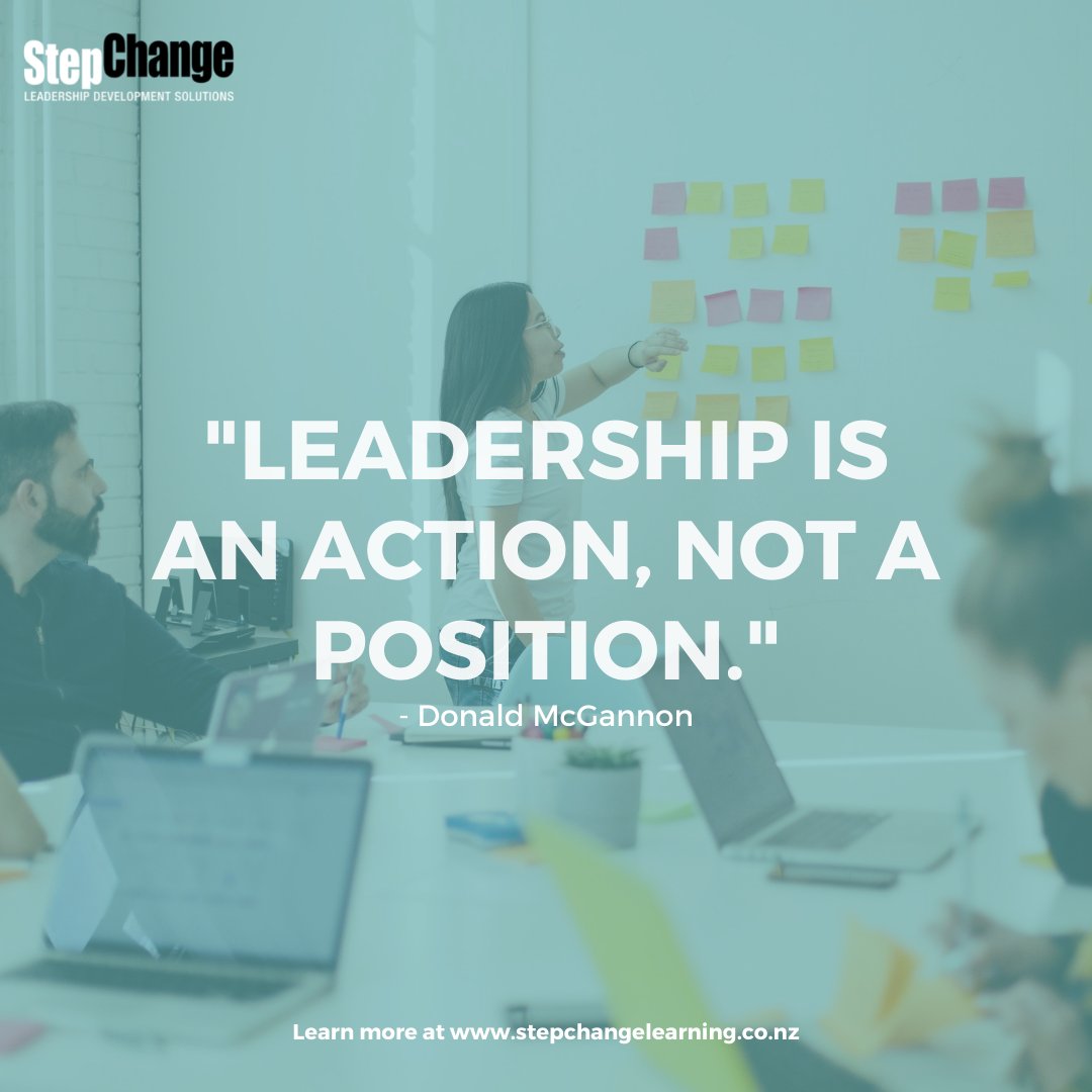 Your daily reminder! Visit our website bit.ly/stepchangelear… to learn more about leadership, access resources, and see how we develop talent. #HR #learninganddevelopment #leadership #quote #action #inspire