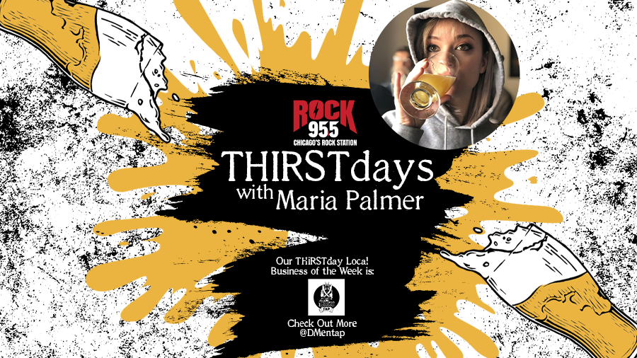 Grab a beer in honor of #RockThirstdays with <a href="/PalmerRadio/">Maria Palmer</a>! 🍻 Tune in Thursday as she highlights our local bars &amp; breweries for a chance to win free beer! Check out <a href="/DMenTap/">DMen Tap</a>! ⁠