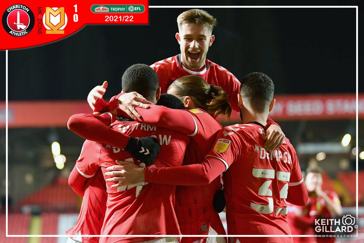 KGtopsnapper's tweet photo. A goal from @jonleko1 in added time was enough to give @CAFCofficial a 1-0 win over MK Dons in the @PapaJohnsTrophy.

https://t.co/CUQgWRkwzx

#cafc #Addicks #SandgaardEra #CharltonFamily #cleansheetwin #COYA #pocketwizard https://t.co/I63Jo5XEcZ